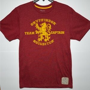 Harry Potter Gryffindor Quidditch Team Captain T-Shirt S Universal Studios